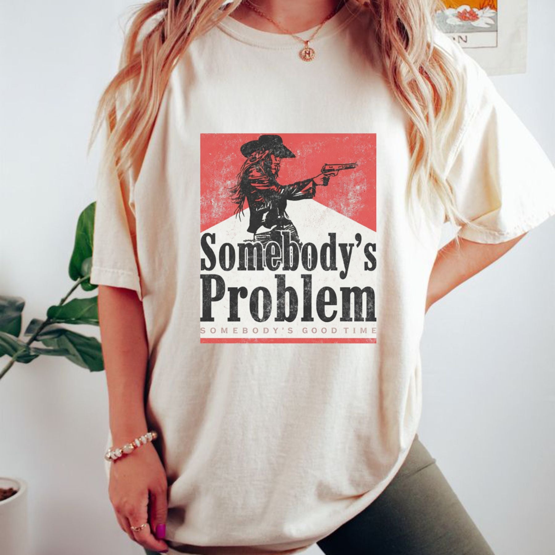 Trouble In Paradise Somebody s Problem Vintage 90s Country Top.jpg Trouble In Paradise Somebody s Problem Vintage 90s Country Top.jpg