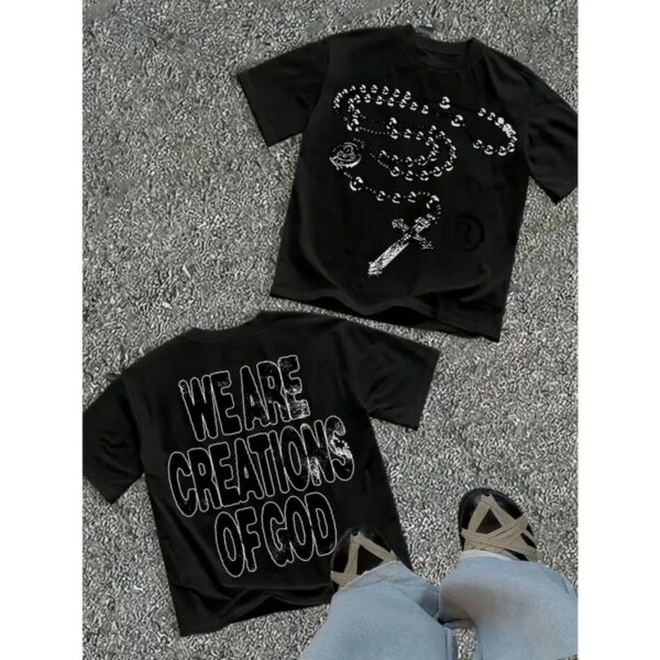 We Are Creations Of God Religious T Shirt Modern Streetwear Christian Graphic Tee.jpg