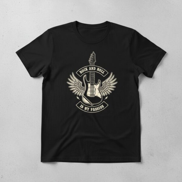 Winged Guitar Rock and Roll Tee.jpg