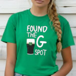 Split The G Funny St. Patrick s Day Tee Minimalist Found The G Stout Shirt.jpg